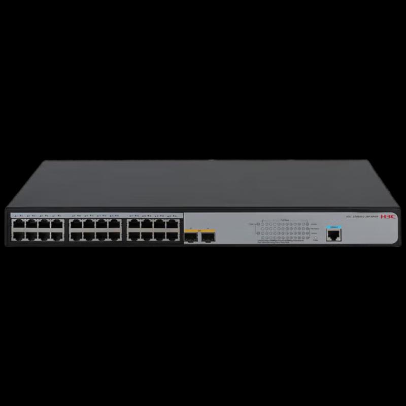 H3C S1850V2-26P-HPWR 24-Port Gigabit PoE+ Access Switch
H3C S1850V2-26P-HPWR 24-Port Gigabit PoE+ Access Switch