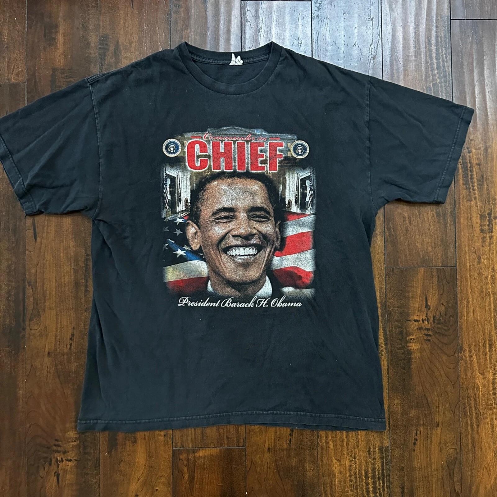 Obama XL VTG T Shirt Y2K Rap Tee Style Political Democrat Chicago President S
Obama XL VTG T Shirt Y2K Rap Tee Style Political Democrat Chicago President S
