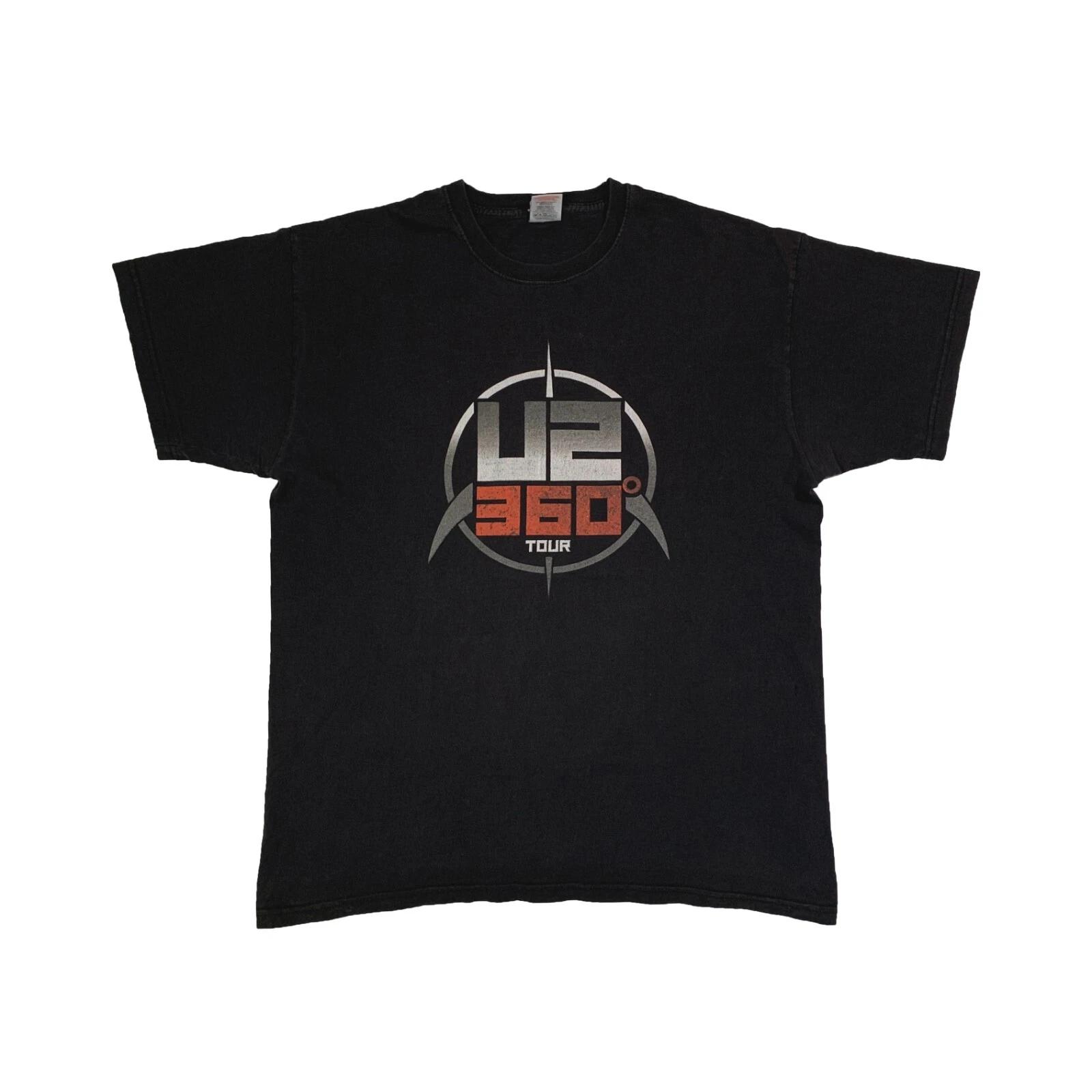 Vintage 2010 U2 360 Tour T-shirt Rock Band Black Tee L M
Vintage 2010 U2 360 Tour T-shirt Rock Band Black Tee L M