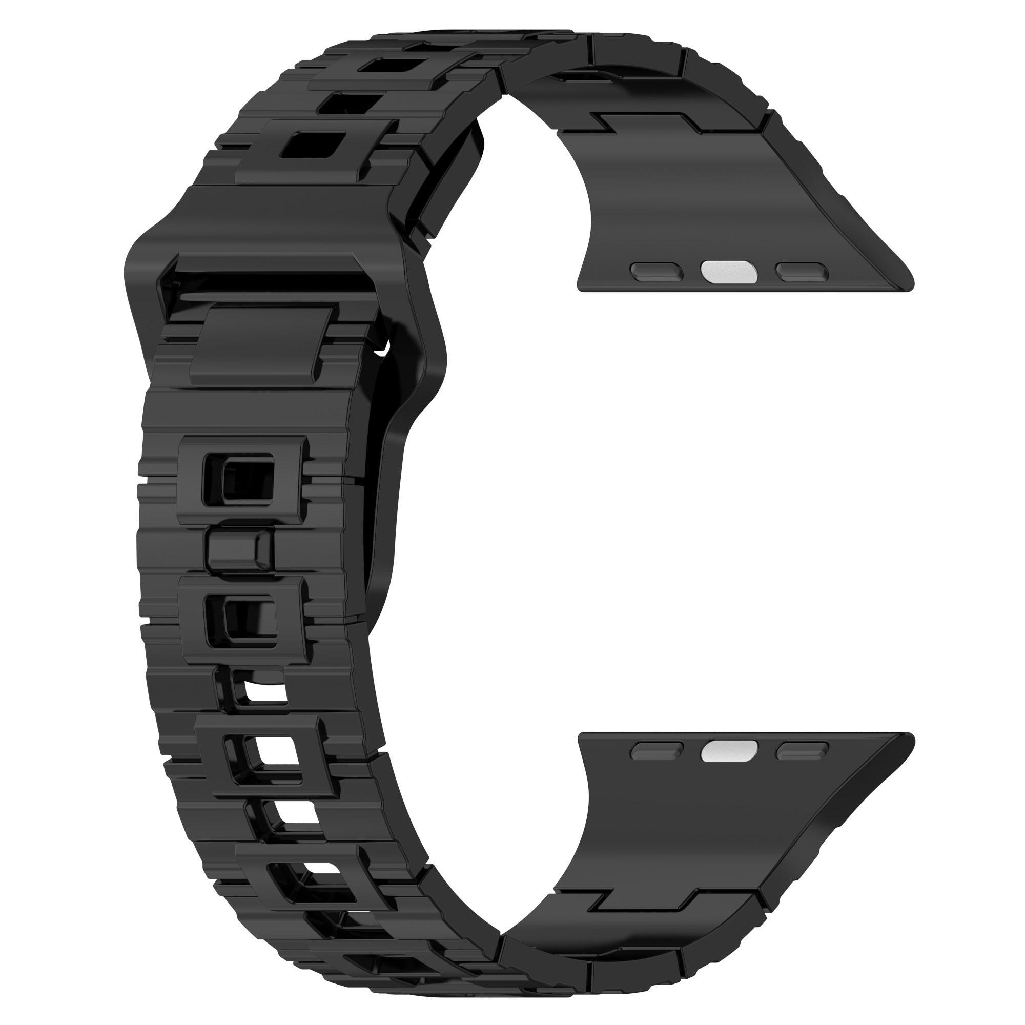 For Apple Watch Series 10 46mm/Ultra 2 Ultra 49mm/Series 9 8 7 45mm/6 5 4 SE (2023) SE (2022) SE 44mm/3 2 1 42mm Electroplating Silicone Watch Strap Blue
For Apple Watch Series 10 46mm/Ultra 2 Ultra 49mm/Series 9 8 7 45mm/6 5 4 SE (2023) SE (2022) SE 44mm/3 2 1 42mm Electroplating Silicone Watch Strap Blue