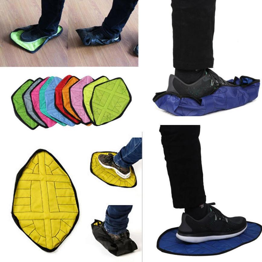 Водонепроницаемые автоматические ступенчатые носки с громкой связью, бахилы, многоразовые чехлы для обуви, защитные чехлы для ковров, пылезащитные чехлы для обуви