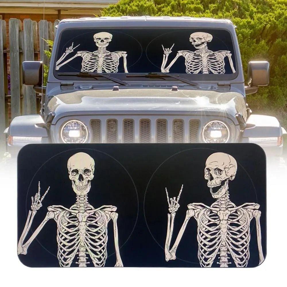 Car Protection Car Windshield Sun Shade Skull Pattern Car Front Window Cover Summer Skull
Car Protection Car Windshield Sun Shade Skull Pattern Car Front Window Cover Summer Skull