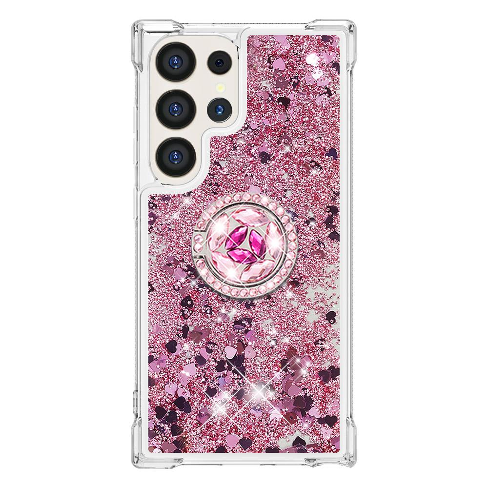 For Samsung Galaxy S24 Ultra TPU Case with Kickstand Quicksand Shockproof Cover Rose Gold/Hearts
For Samsung Galaxy S24 Ultra TPU Case with Kickstand Quicksand Shockproof Cover Rose Gold/Hearts