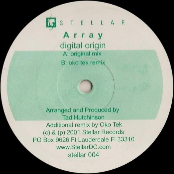 12inch Record ARRAY - Digital Origin STELLAR004 Stellar 2001 US Dance & Electronica Used
12inch Record ARRAY - Digital Origin STELLAR004 Stellar 2001 US Dance & Electronica Used