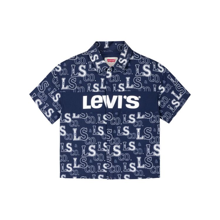 Levis Short Sleeve Letter Print Open Front Shirt Kids shirts Deep-Indigo LV2422171GS-001 XL
Levis Short Sleeve Letter Print Open Front Shirt Kids shirts Deep-Indigo LV2422171GS-001 XL