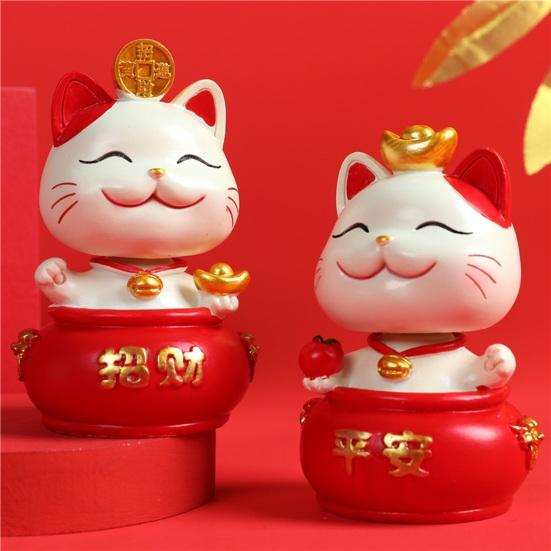 Украшение Lucky Cat, украшение из смолы на удачу, изысканная статуя мультяшного кота для украшения дома и офиса автомобиля A
Украшение Lucky Cat, украшение из смолы на удачу, изысканная статуя мультяшного кота для украшения дома и офиса автомобиля A