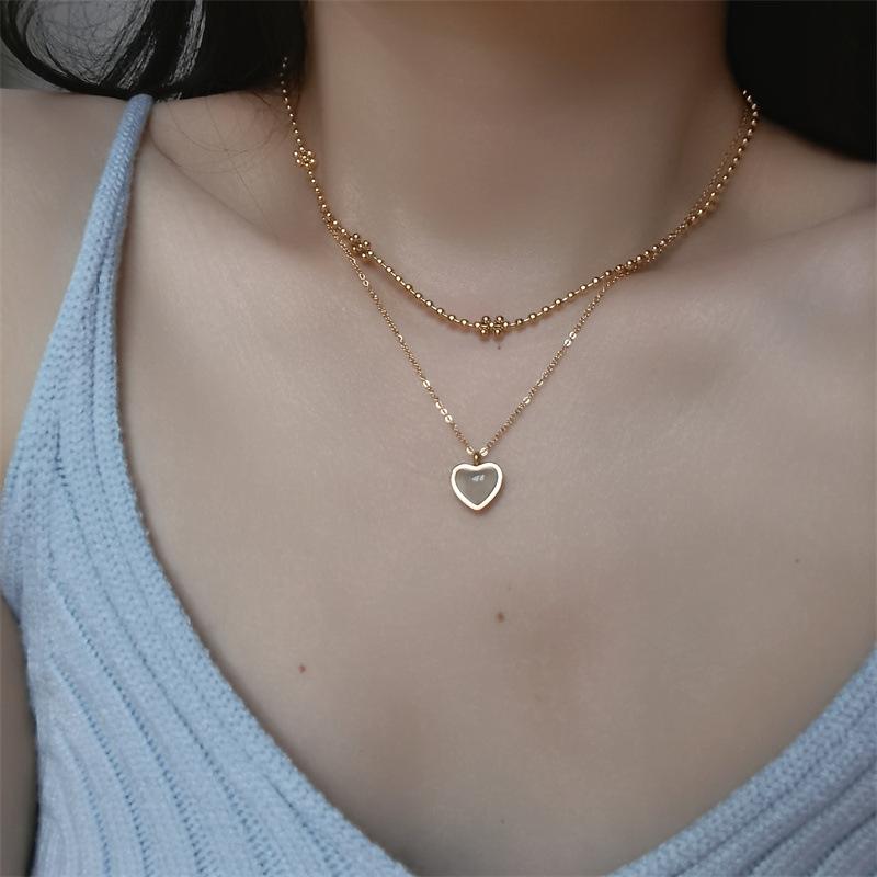 Ожерелье с подвеской Love, покрытое 18-каратным золотом, женское, легкое, роскошное, высококачественное, стильное, с цепочкой на ключицу
Ожерелье с подвеской Love, покрытое 18-каратным золотом, женское, легкое, роскошное, высококачественное, стильное, с цепочкой на ключицу