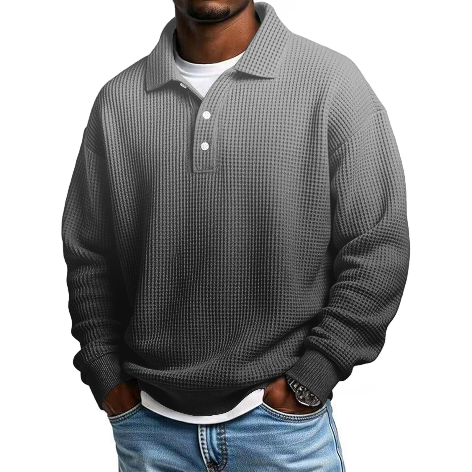 Men’s Long Sleeve Knit Polo Shirt Gradient Pullover Casual Loose Fit Lightweight Top for Everyday Wear L
Men’s Long Sleeve Knit Polo Shirt Gradient Pullover Casual Loose Fit Lightweight Top for Everyday Wear L