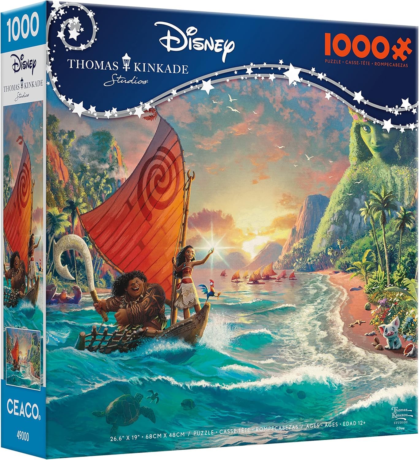 Ceaco - Thomas Kinkade Disney Dream - Moana - 1000 Piece Jigsaw Puzzle
Ceaco - Thomas Kinkade Disney Dream - Moana - 1000 Piece Jigsaw Puzzle
