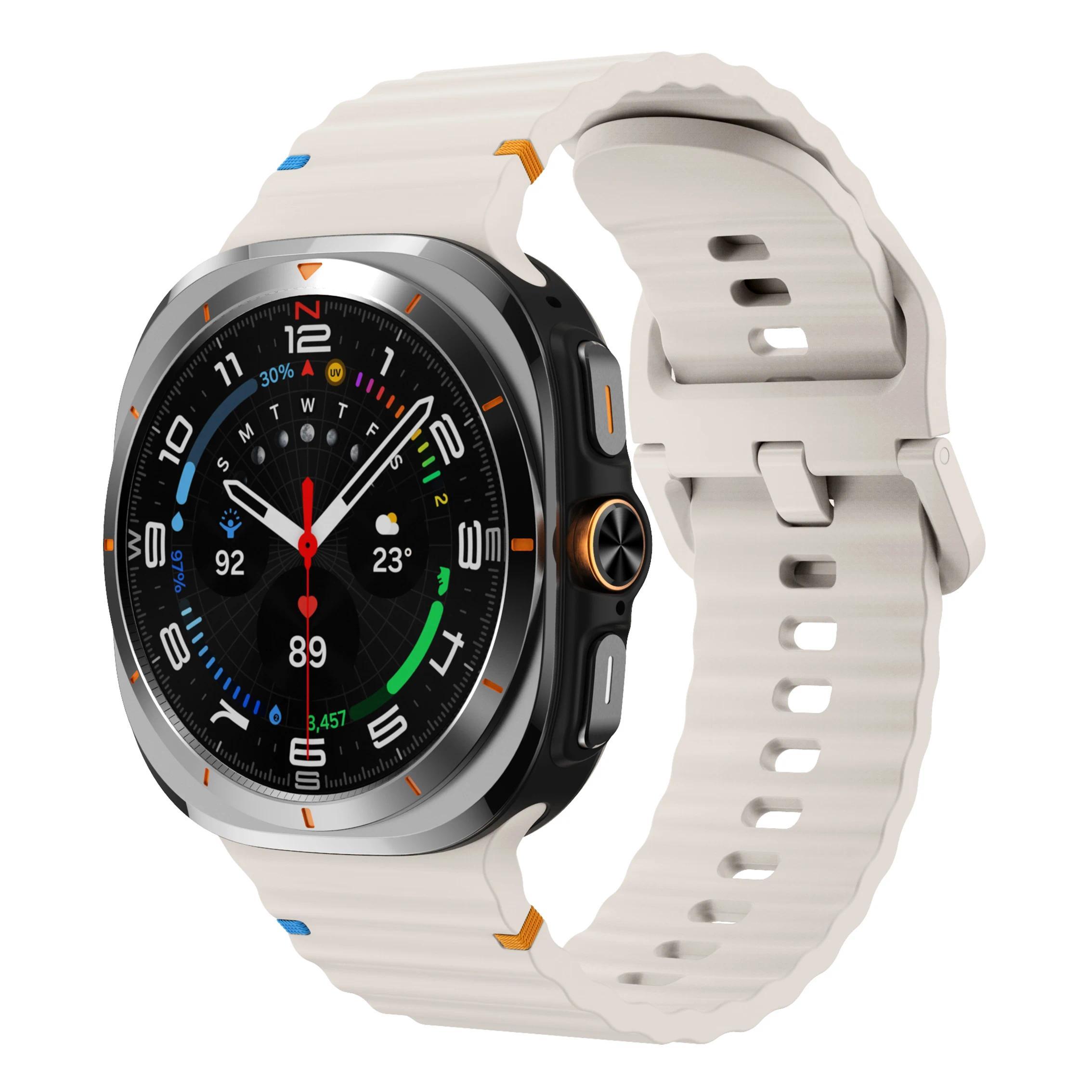 М який ТПУ для Samsung Galaxy Watch Ultra 47 мм Оригінальний Спортивний Силіконовий Ремінець Дизайнерський Дихаючий Замінний Ремінець для Чоловіків Жінок Galaxy watch Ultra зірка
М який ТПУ для Samsung Galaxy Watch Ultra 47 мм Оригінальний Спортивний Силіконовий Ремінець Дизайнерський Дихаючий Замінний Ремінець для Чоловіків Жінок Galaxy watch Ultra зірка