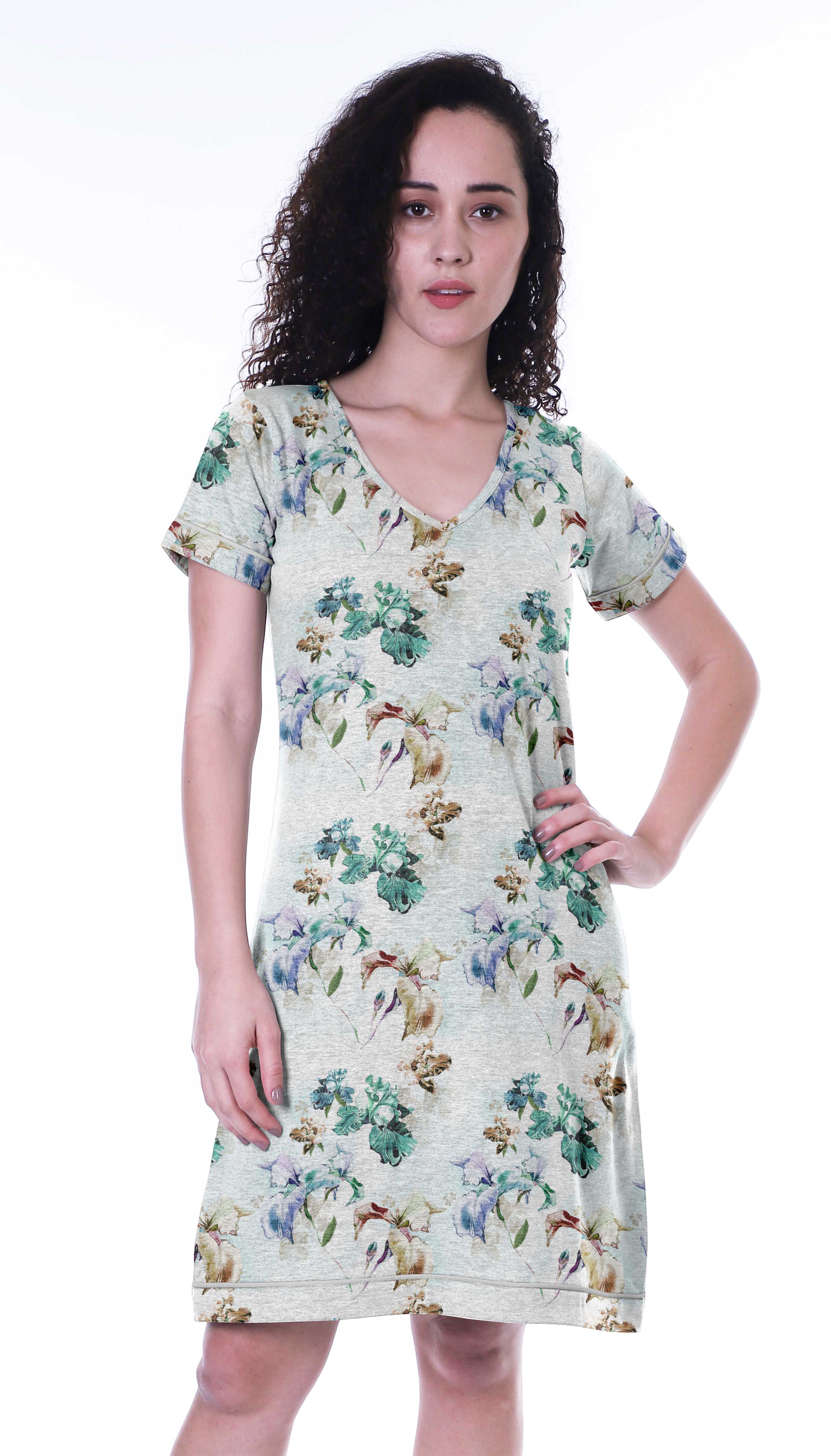 Moomaya М яка нічна сорочка з V-подібним вирізом для жінок XX-Large білий
Moomaya М яка нічна сорочка з V-подібним вирізом для жінок XX-Large білий