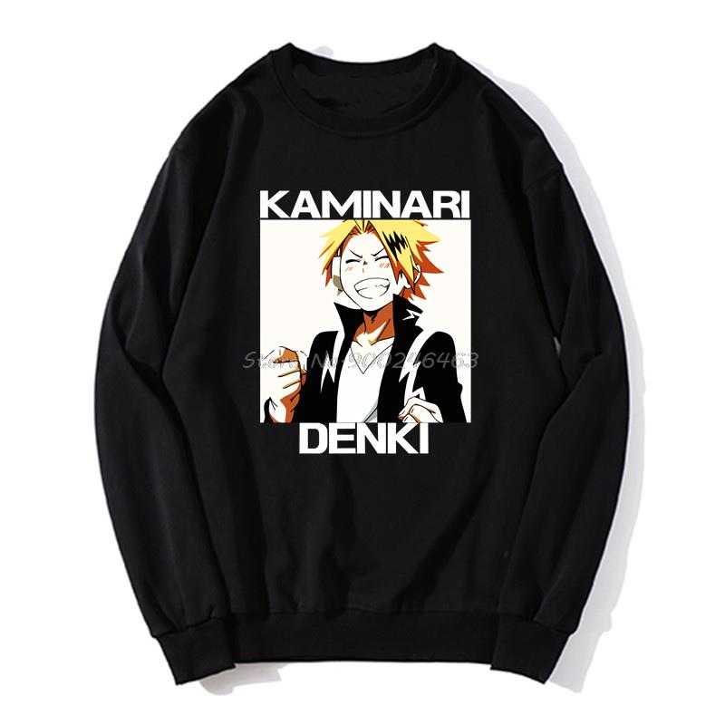 Толстовка унисекс Kaminari Denki аниме унисекс толстовки с круглым вырезом свитер толстовка Harajuku уличная одежда
Толстовка унисекс Kaminari Denki аниме унисекс толстовки с круглым вырезом свитер толстовка Harajuku уличная одежда