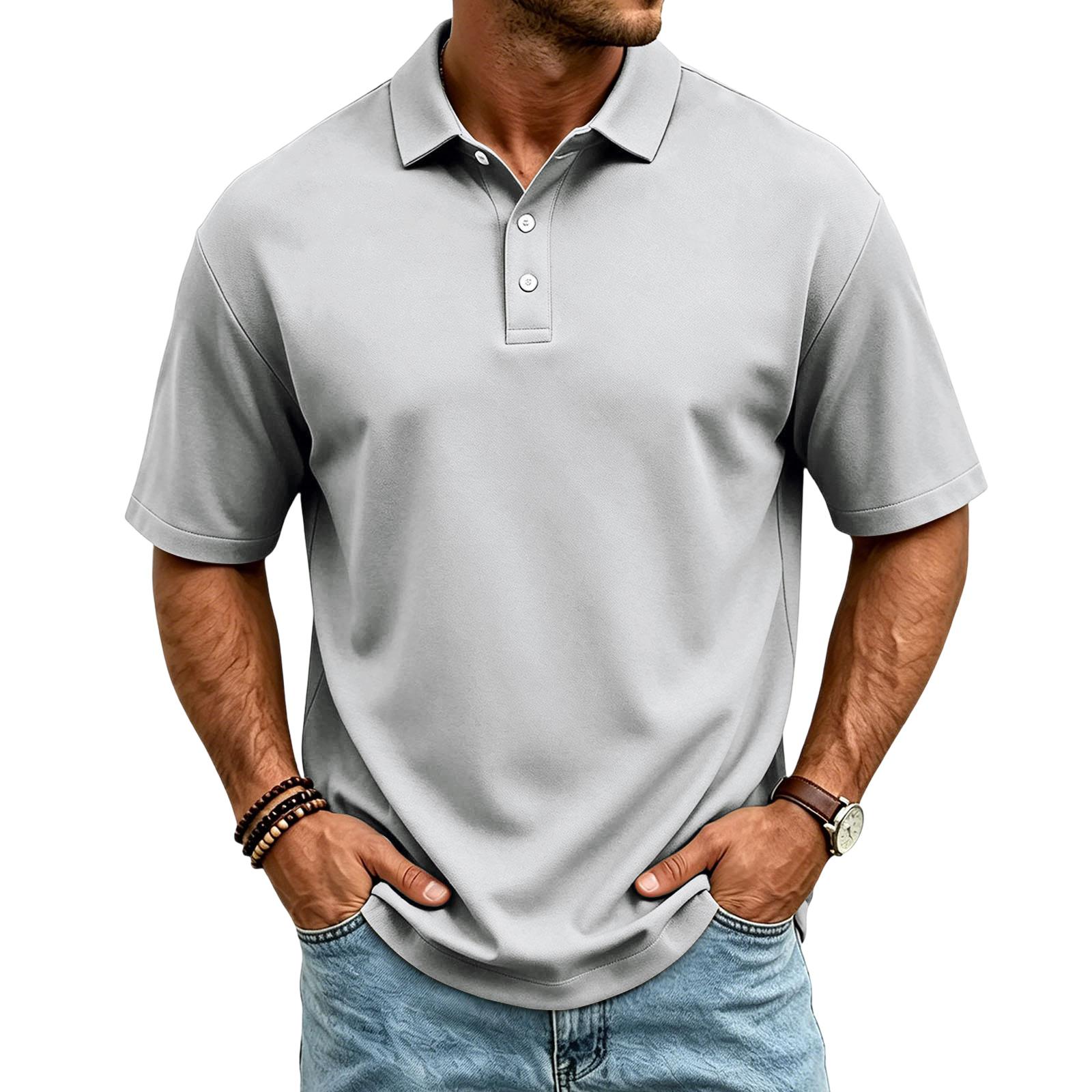Men’s Casual Quick Dry Mesh Golf Polo Shirt Short Sleeve Lightweight Breathable Classic Fit Button Placket Top for Outdoor Sports Daily Wear L
Men’s Casual Quick Dry Mesh Golf Polo Shirt Short Sleeve Lightweight Breathable Classic Fit Button Placket Top for Outdoor Sports Daily Wear L