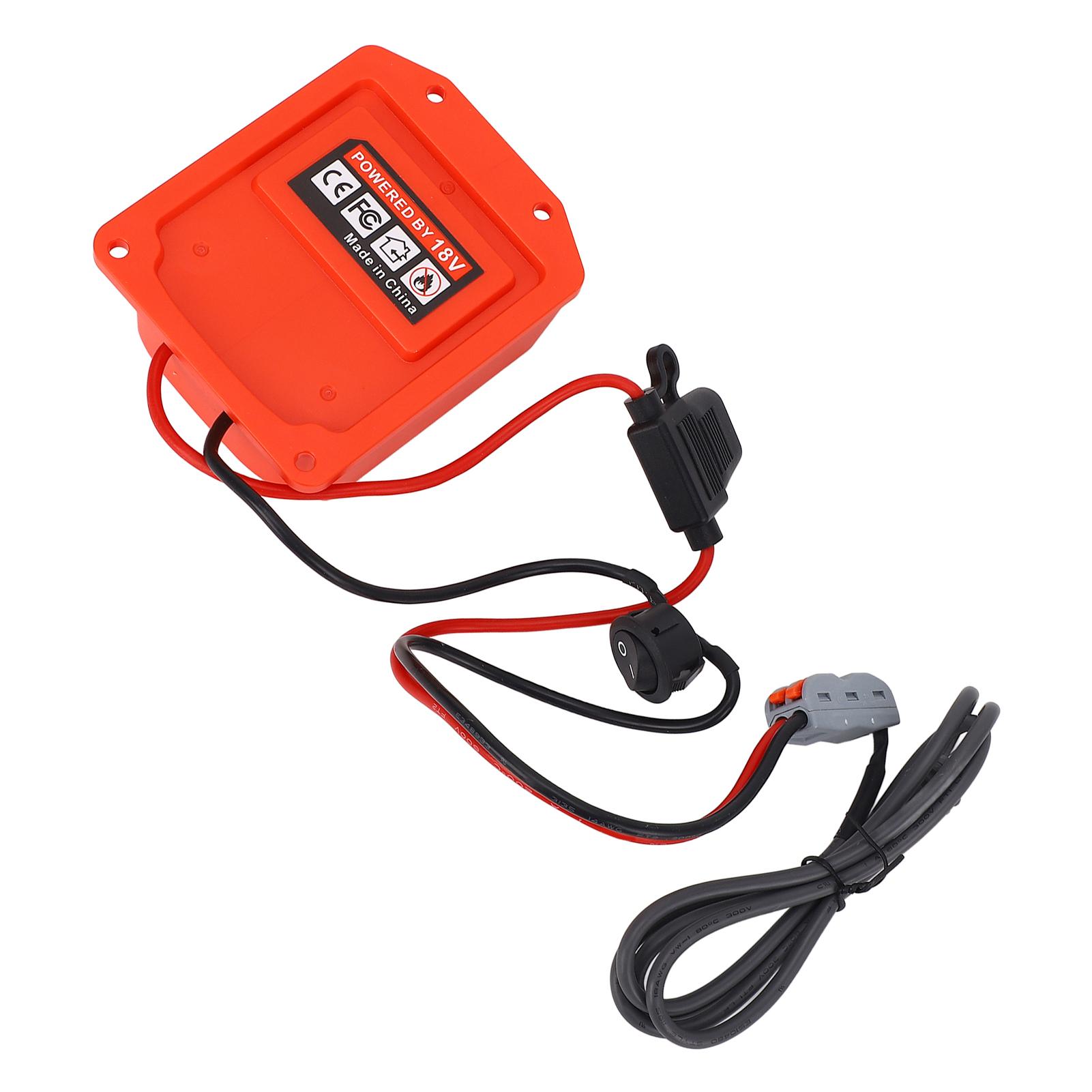 Кабель питания и адаптер для аккумулятора 3,2 фута Кабель питания постоянного тока для спутниковой связи Адаптер для аккумулятора 18 В с плавким предохранителем
Кабель питания и адаптер для аккумулятора 3,2 фута Кабель питания постоянного тока для спутниковой связи Адаптер для аккумулятора 18 В с плавким предохранителем