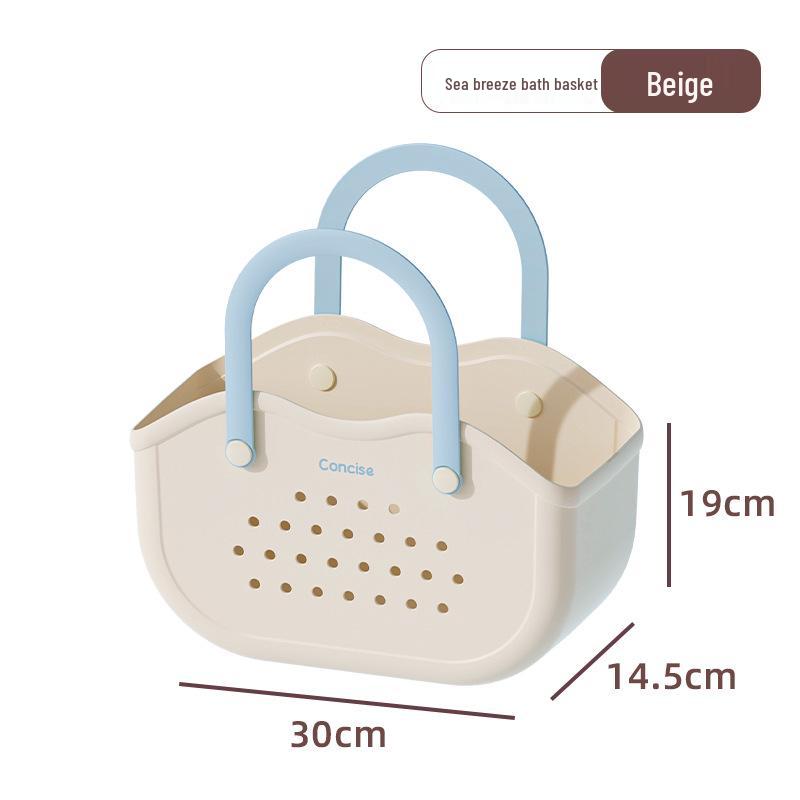 Portable Shower Basket for College Dorms - Drainable Toiletry and Skincare Organizer вершковий/синій
Portable Shower Basket for College Dorms - Drainable Toiletry and Skincare Organizer вершковий/синій