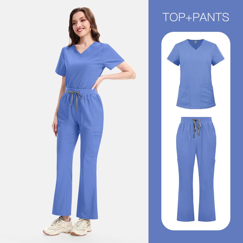 Outerwear Loungewear Unisex V-Neck Scrubs Set Breathable Lightweight Fabric Doctor Nurse Clinic Salon Workwear S
Outerwear Loungewear Unisex V-Neck Scrubs Set Breathable Lightweight Fabric Doctor Nurse Clinic Salon Workwear S
