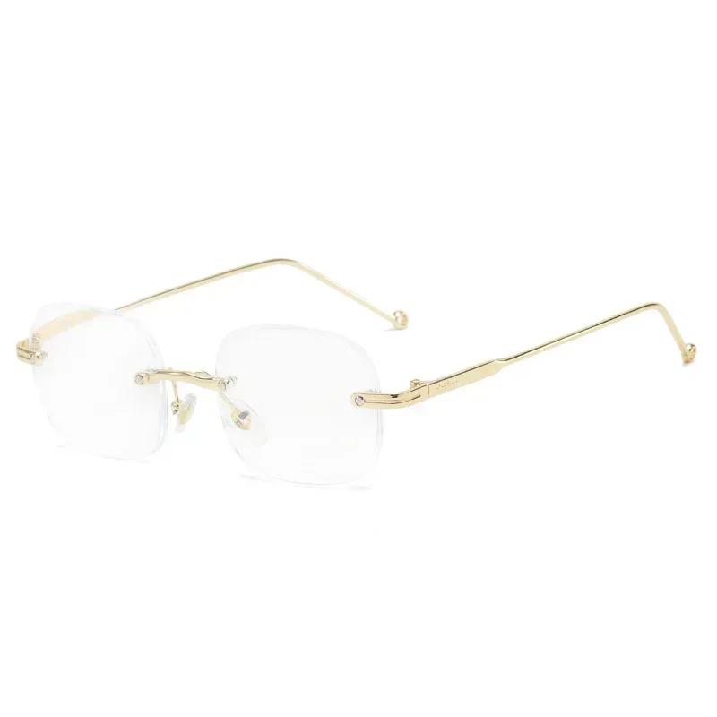 Роскошный готовый продукт Очки для пресбиопии Очки против синего света Высококачественные женские модные очки для чтения без оправы 1.5 золотой
Роскошный готовый продукт Очки для пресбиопии Очки против синего света Высококачественные женские модные очки для чтения без оправы 1.5 золотой