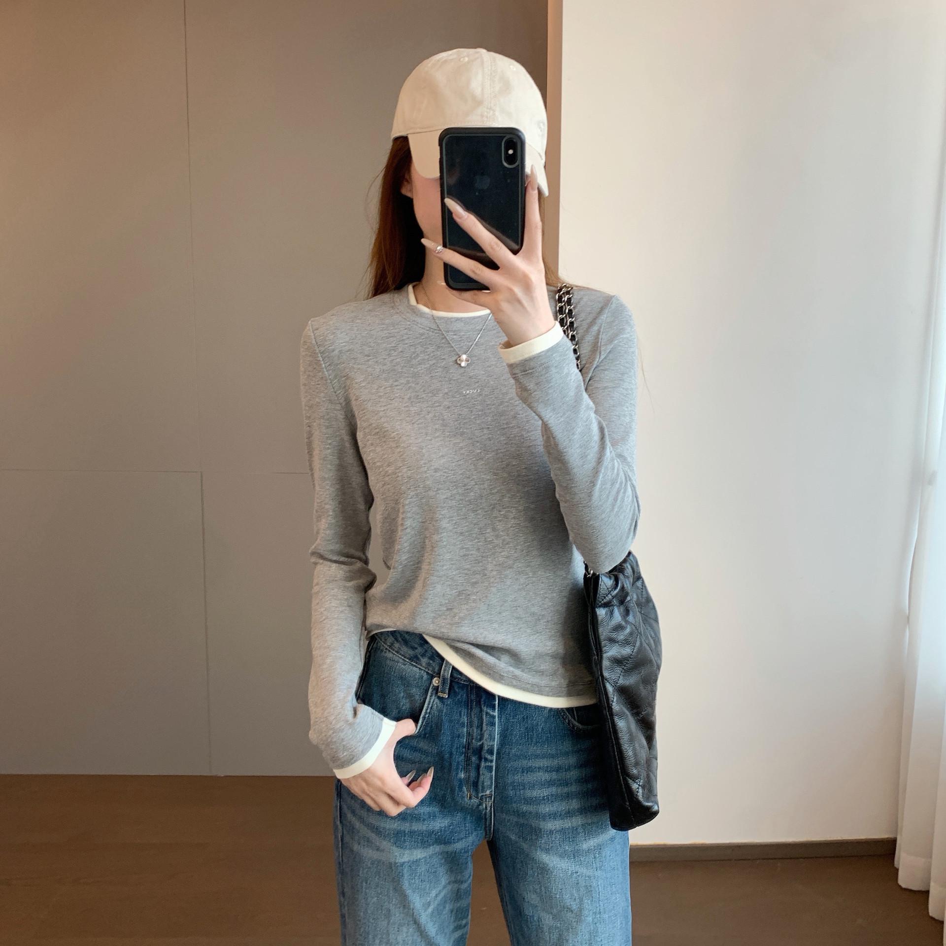 Women s Silky Soft Double-Layer Long Sleeve Contrast Tee, Spring 2026 Medium
Women s Silky Soft Double-Layer Long Sleeve Contrast Tee, Spring 2026 Medium