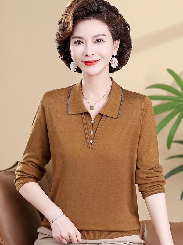 2026 Spring/Summer Women s Long-Sleeve Knit Top with Polo Collar for Elegant Commute XL (recommended 120-135 jin) верблюд
2026 Spring/Summer Women s Long-Sleeve Knit Top with Polo Collar for Elegant Commute XL (recommended 120-135 jin) верблюд