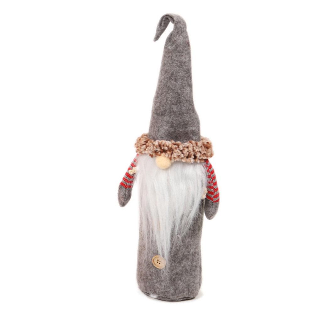 Xmas Wine Bottle Cover Faceless Old Man Sleeve with Beard Non-woven Fabrics Christmas Hat Clothes Champagne Covers Wedding Gift green
Xmas Wine Bottle Cover Faceless Old Man Sleeve with Beard Non-woven Fabrics Christmas Hat Clothes Champagne Covers Wedding Gift green