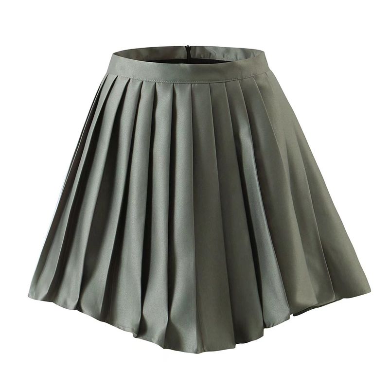 Preppy Style Asymmetrical Wave Satin Pleated Skirt Matcha Green(High quality) L
Preppy Style Asymmetrical Wave Satin Pleated Skirt Matcha Green(High quality) L