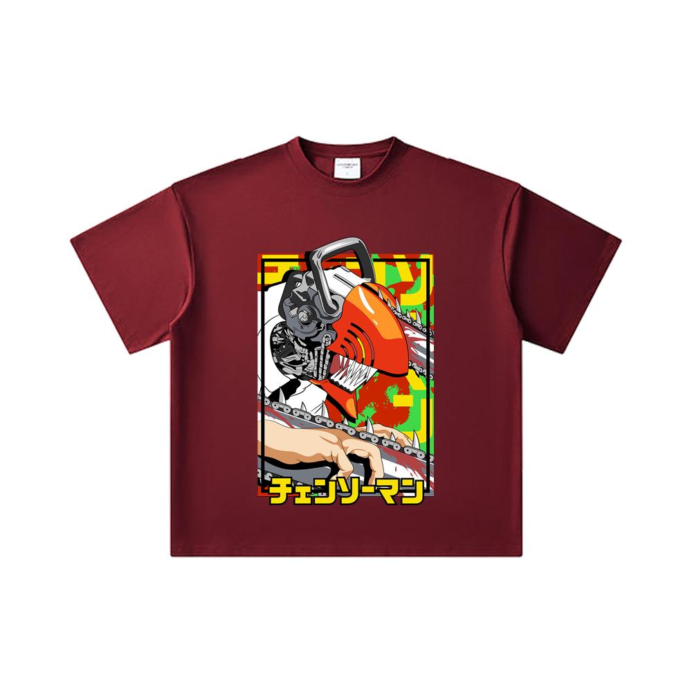 260 GSM Double Yarn 32 Count 100% Cotton Chainsaw Man V5 Denji Print Unisex Heavy Cotton T Shirt 2XL
260 GSM Double Yarn 32 Count 100% Cotton Chainsaw Man V5 Denji Print Unisex Heavy Cotton T Shirt 2XL