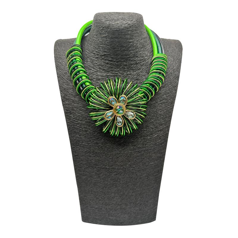 2024 New Aluminium Flower Colorful Jewelry Set for Women African Bridal Necklace Earrings Set Party Jewellery Gifts 45cm
2024 New Aluminium Flower Colorful Jewelry Set for Women African Bridal Necklace Earrings Set Party Jewellery Gifts 45cm