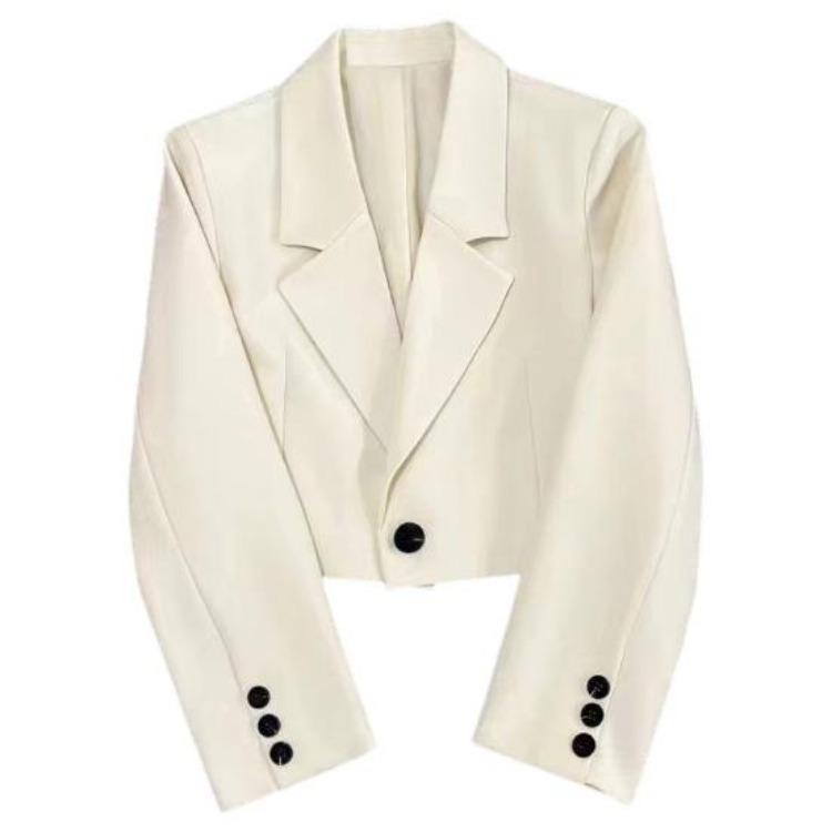 Casual Commute Style Women Suit Coat Lapel Long Sleeve Short Jacket Solid Color Office Work Daily Wear L бежевий
Casual Commute Style Women Suit Coat Lapel Long Sleeve Short Jacket Solid Color Office Work Daily Wear L бежевий