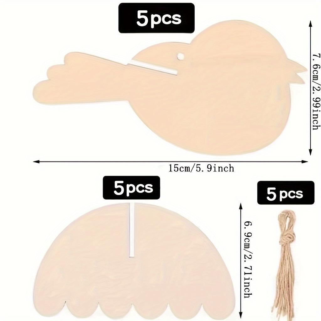 5Pcs Unfinished Wooden Ornaments Blank Wooden Bird Hanging Decorations For DIY Drawing Party Tree Home Art Decration Supplies
5Pcs Unfinished Wooden Ornaments Blank Wooden Bird Hanging Decorations For DIY Drawing Party Tree Home Art Decration Supplies