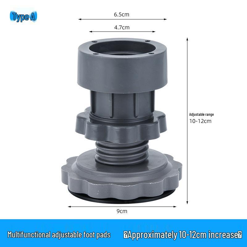 Universal Shock-Absorbing Anti-Slip Adjustable Washing Machine Foot Pad Riser Tray
Universal Shock-Absorbing Anti-Slip Adjustable Washing Machine Foot Pad Riser Tray