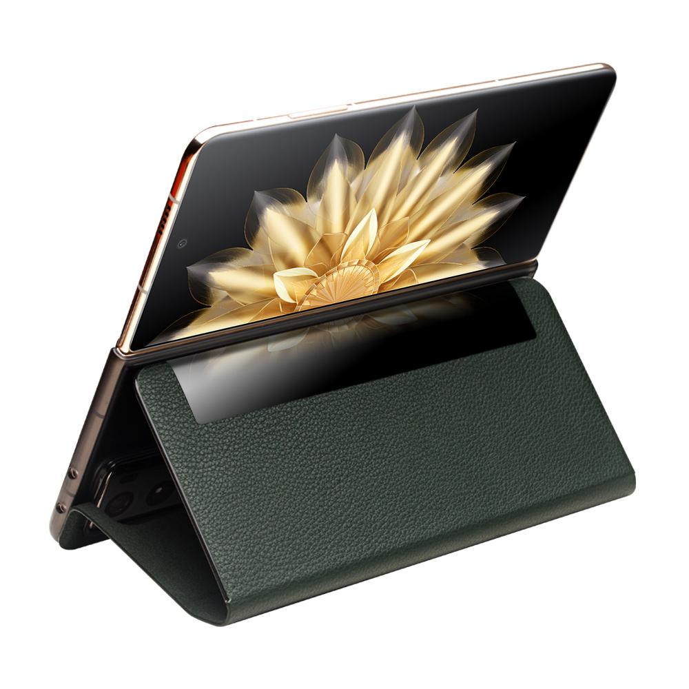 QIALINO For Honor Magic V2 5G Genuine Cow Leather Case Smart View Window Phone Cover Green
QIALINO For Honor Magic V2 5G Genuine Cow Leather Case Smart View Window Phone Cover Green