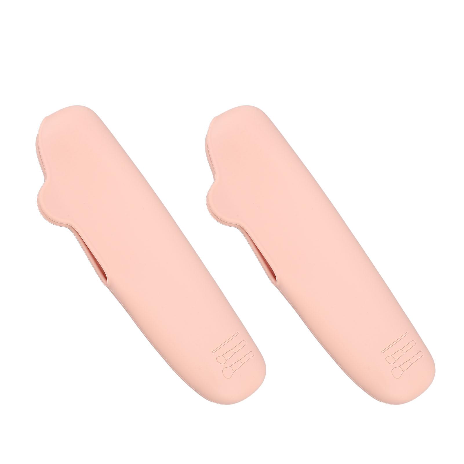 2шт силиконовый держатель для кистей для макияжа водонепроницаемый мягкий портативный косметический чехол для хранения кистей для лица розовый
2шт силиконовый держатель для кистей для макияжа водонепроницаемый мягкий портативный косметический чехол для хранения кистей для лица розовый