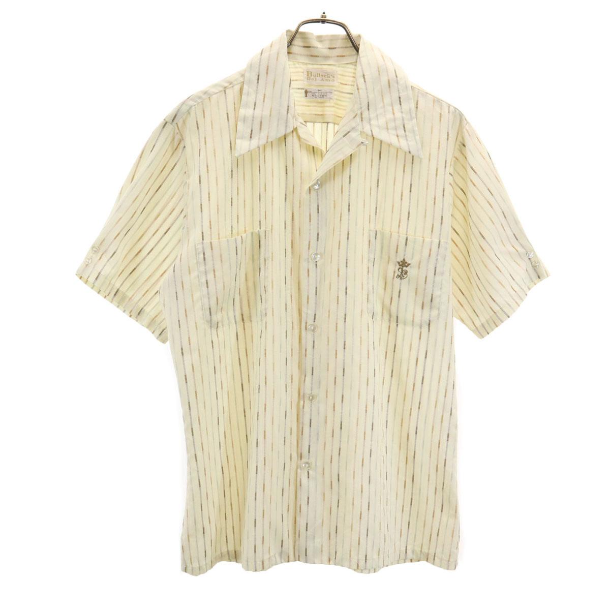 Винтажная рубашка 70-х годов с коротким рукавом и открытым воротником, в полоску, M, мужская, б/у
Винтажная рубашка 70-х годов с коротким рукавом и открытым воротником, в полоску, M, мужская, б/у