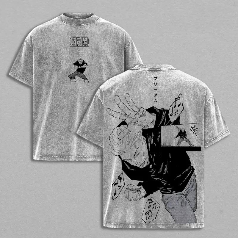 Jujutsu Kaisen Винтажная стираная футболка Хакари Кинжи Оверсайз футболка Мужская Женская Одежда Летняя с коротким рукавом Хлопковые футболки Топы S серый
Jujutsu Kaisen Винтажная стираная футболка Хакари Кинжи Оверсайз футболка Мужская Женская Одежда Летняя с коротким рукавом Хлопковые футболки Топы S серый