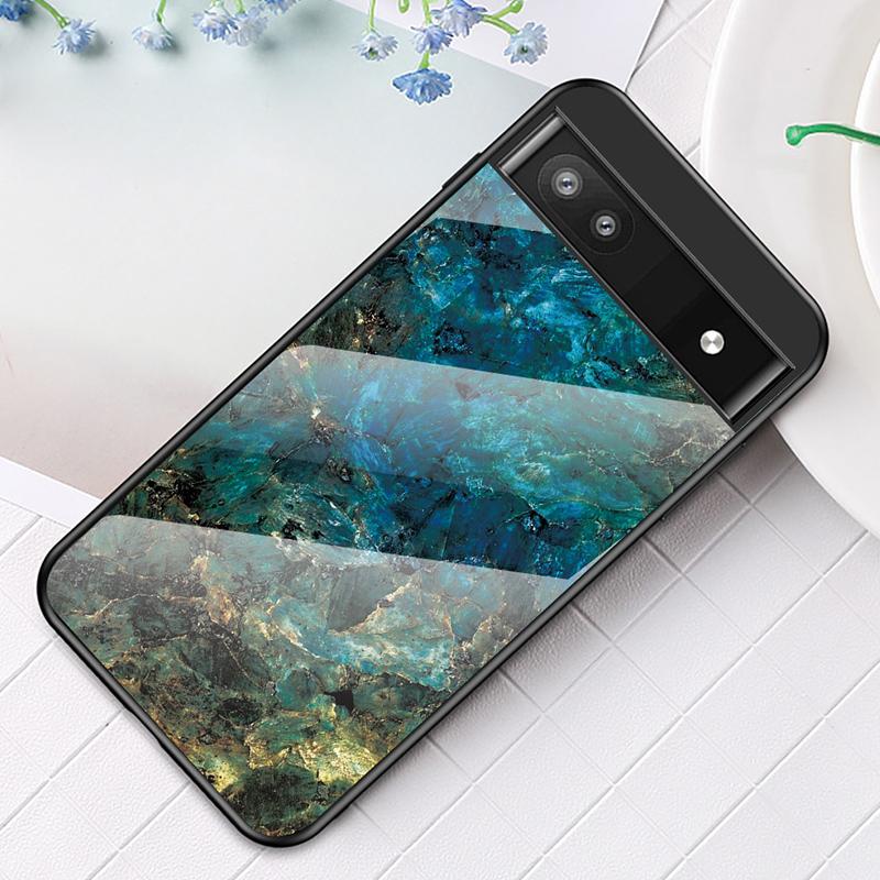 Marble Pattern Shockproof Protective TPU Phone Case Anti-Scratch Tempered Glass+PC Back Cover for Google Pixel 6a White Marble
Marble Pattern Shockproof Protective TPU Phone Case Anti-Scratch Tempered Glass+PC Back Cover for Google Pixel 6a White Marble