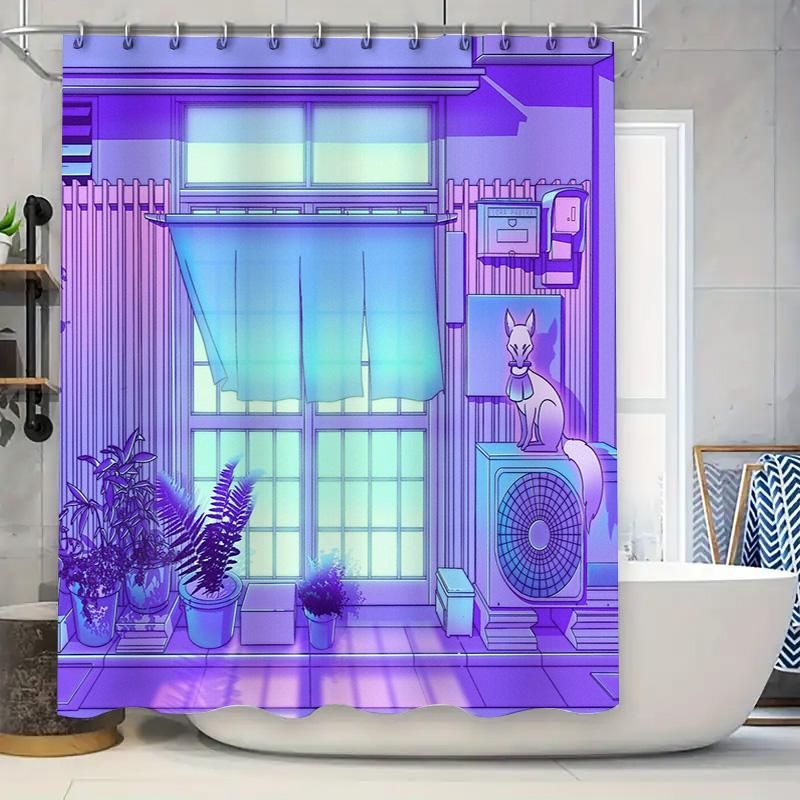 Aesthetic Bathroom Decoranime Shower Curtainjapanese Styleblue And Purplevan Goghocean Wavenature Landscapehome Textilewashablem W60H190(CM)-1 Pcs
Aesthetic Bathroom Decoranime Shower Curtainjapanese Styleblue And Purplevan Goghocean Wavenature Landscapehome Textilewashablem W60H190(CM)-1 Pcs
