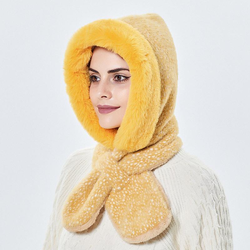Plush Winter Hat With Neck Warmer And Design For Casual And Sports Use жовтий
Plush Winter Hat With Neck Warmer And Design For Casual And Sports Use жовтий