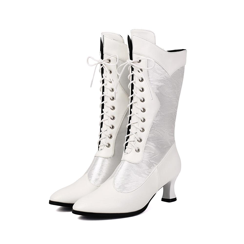 2026 New Winter Sweet Black White Women Mid Calf Boots Pointed Toe High Heel Lady Party Shoes Plus Big Size 10 43 45 35 белый
2026 New Winter Sweet Black White Women Mid Calf Boots Pointed Toe High Heel Lady Party Shoes Plus Big Size 10 43 45 35 белый