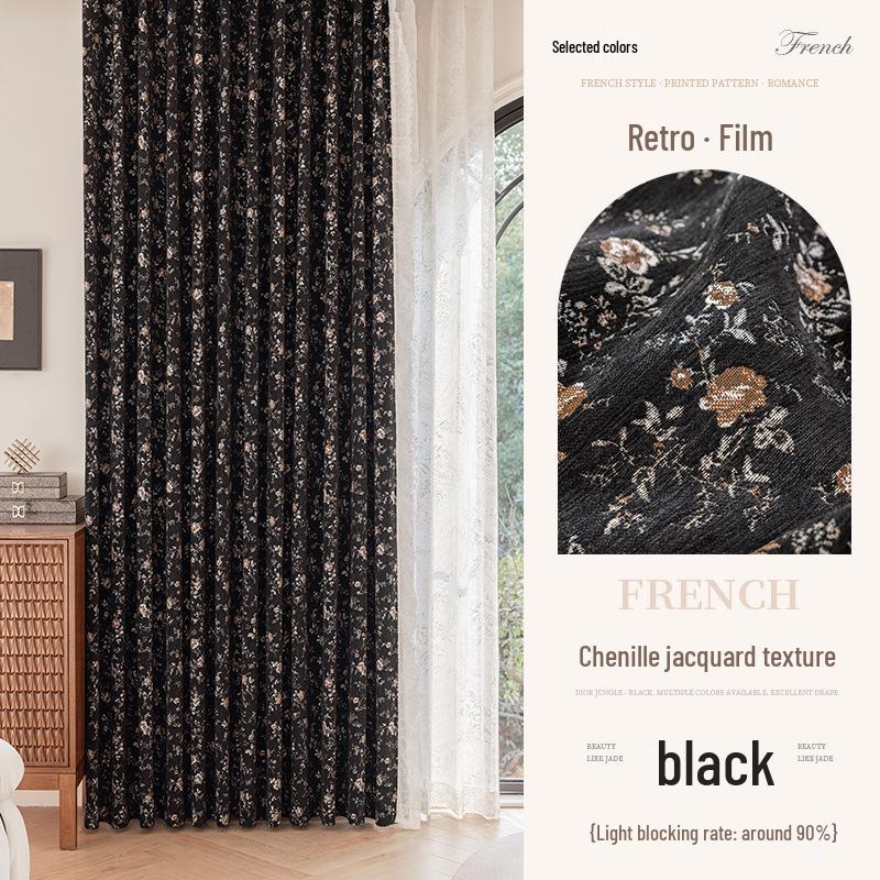 Light Luxury Chenille Jacquard Blackout Curtains with Delicate Patterns for Living Room, Bedroom, Study, and Balcony Matching Lace Price per Meter
Light Luxury Chenille Jacquard Blackout Curtains with Delicate Patterns for Living Room, Bedroom, Study, and Balcony Matching Lace Price per Meter