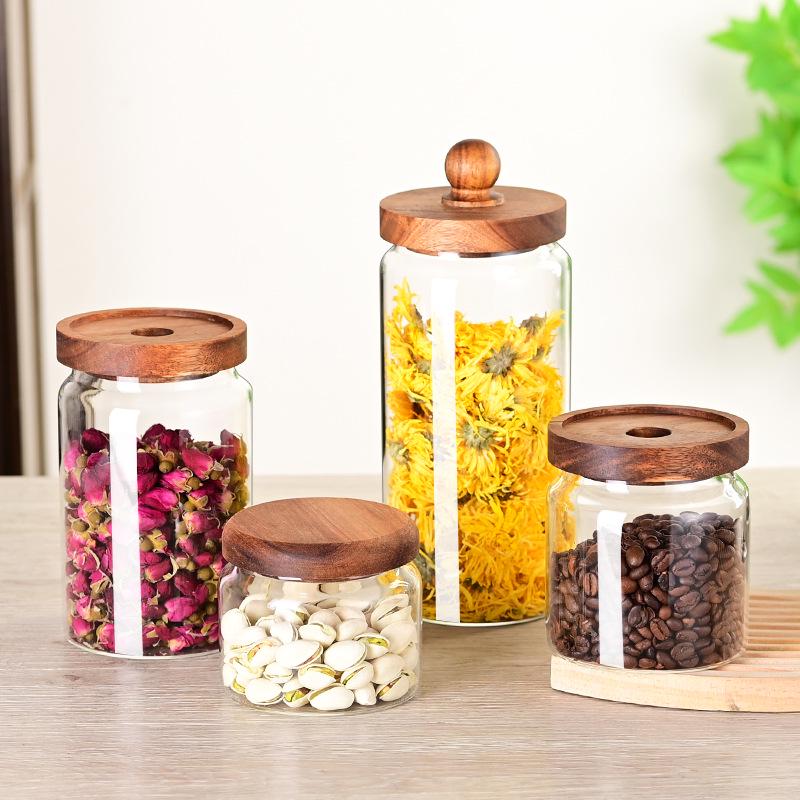 Acacia Wood Sealed Glass Storage Jar for Flower Tea Straight 10cm x 10cm - 650ml
Acacia Wood Sealed Glass Storage Jar for Flower Tea Straight 10cm x 10cm - 650ml