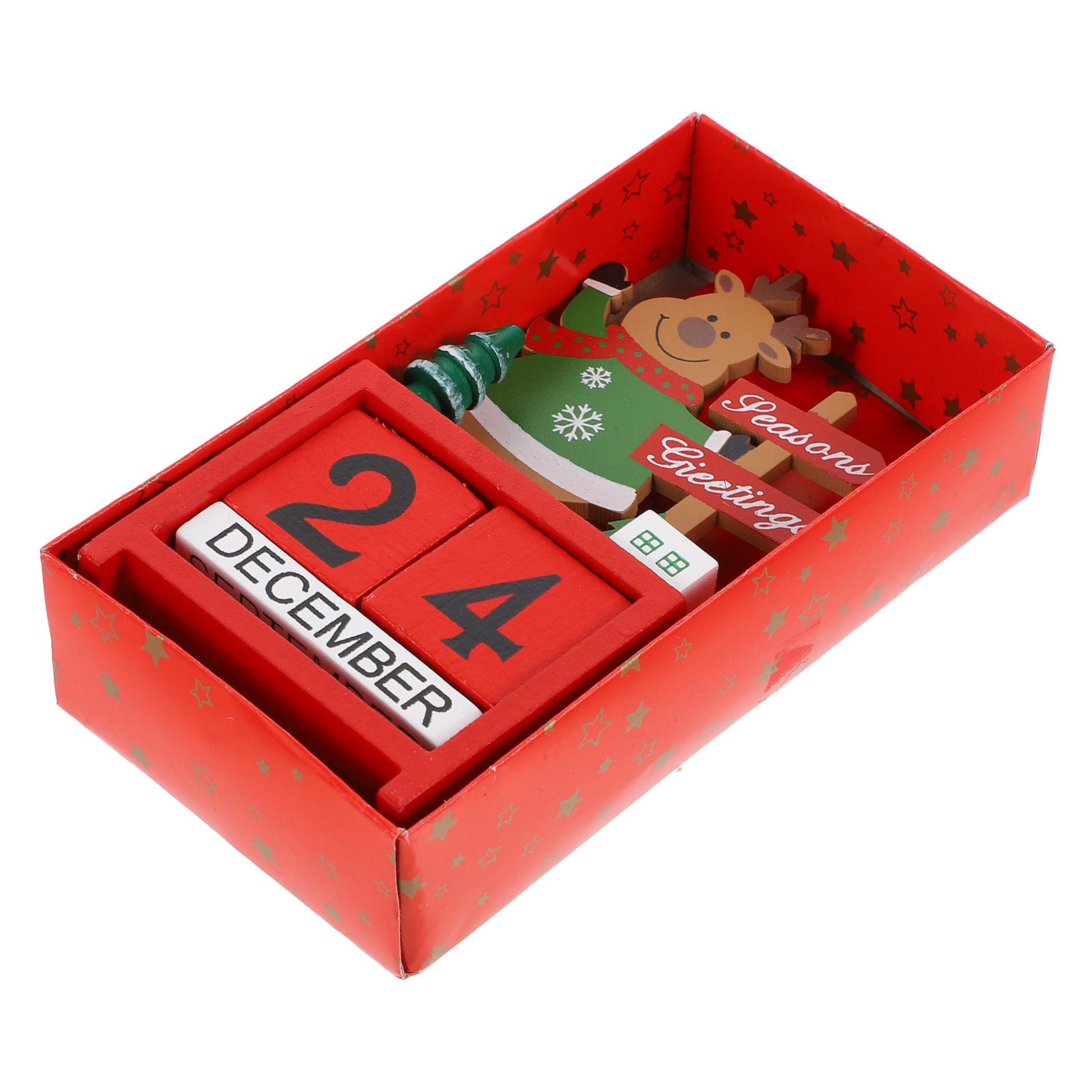 1Pcs Creative Wooden Xmas Calendar Adornment Festive Christmas Decor Desktop Calendar for Home Shop Coffee Shop Festival Themed other
1Pcs Creative Wooden Xmas Calendar Adornment Festive Christmas Decor Desktop Calendar for Home Shop Coffee Shop Festival Themed other