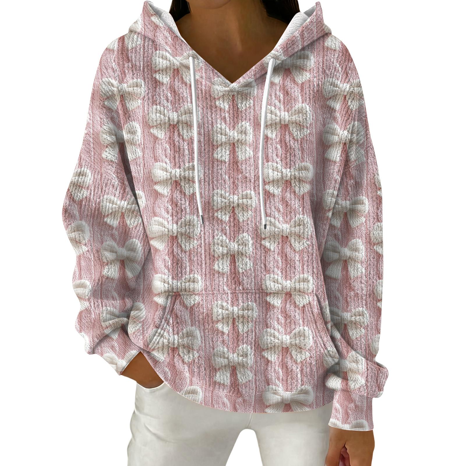 Женский модный повседневный пуловер с рождественским принтом, толстовка с капюшоном и длинными рукавами XXL светло-розовый
Женский модный повседневный пуловер с рождественским принтом, толстовка с капюшоном и длинными рукавами XXL светло-розовый