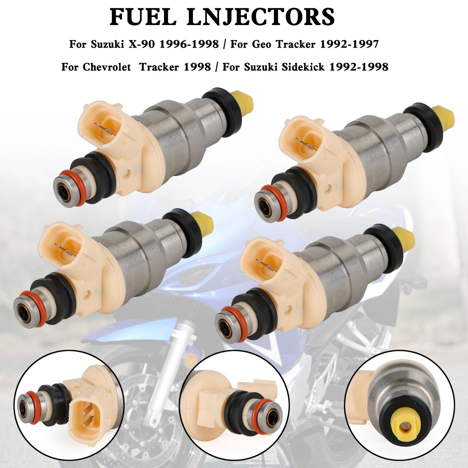 4PCS 15710-58B00 Fuel Injectors Fit For Suzuki Sidekick Tracker X-90 1.6L INP-470
4PCS 15710-58B00 Fuel Injectors Fit For Suzuki Sidekick Tracker X-90 1.6L INP-470