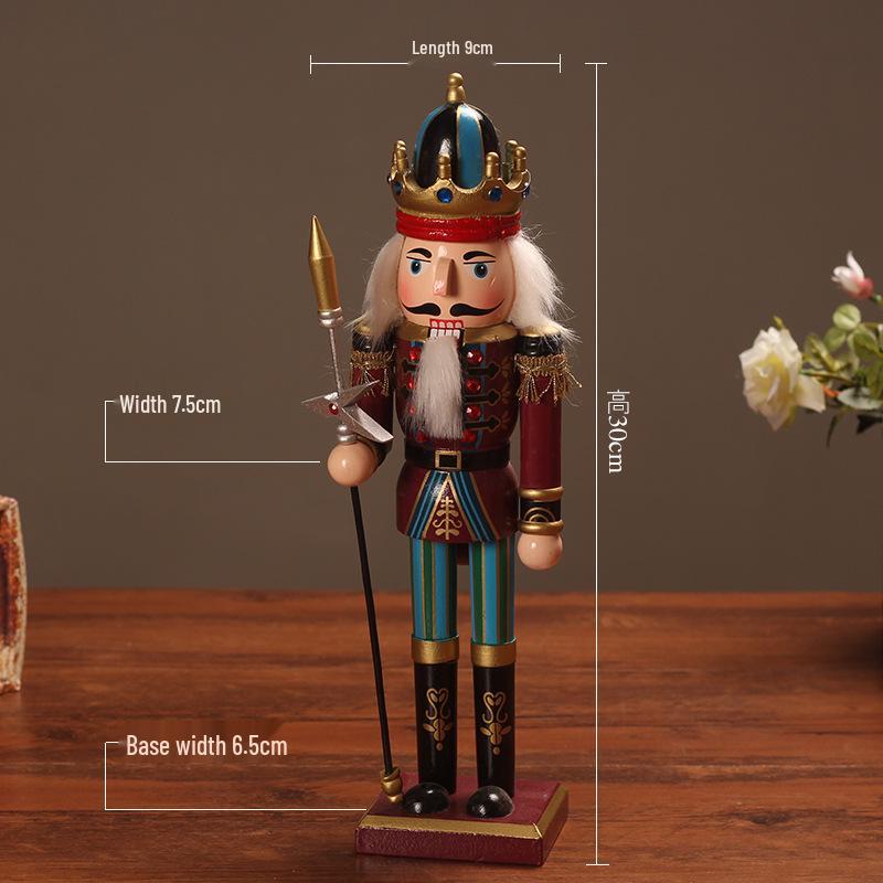 30cm European Nutcracker Soldier Ornament for Home Decoration
30cm European Nutcracker Soldier Ornament for Home Decoration