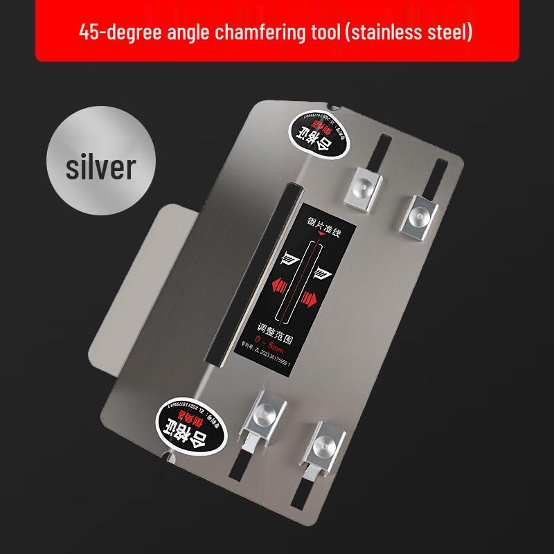 45° Aluminum Alloy Multi-functional Tile Beveler and Angle Grinder Cutting Stand Tool
45° Aluminum Alloy Multi-functional Tile Beveler and Angle Grinder Cutting Stand Tool