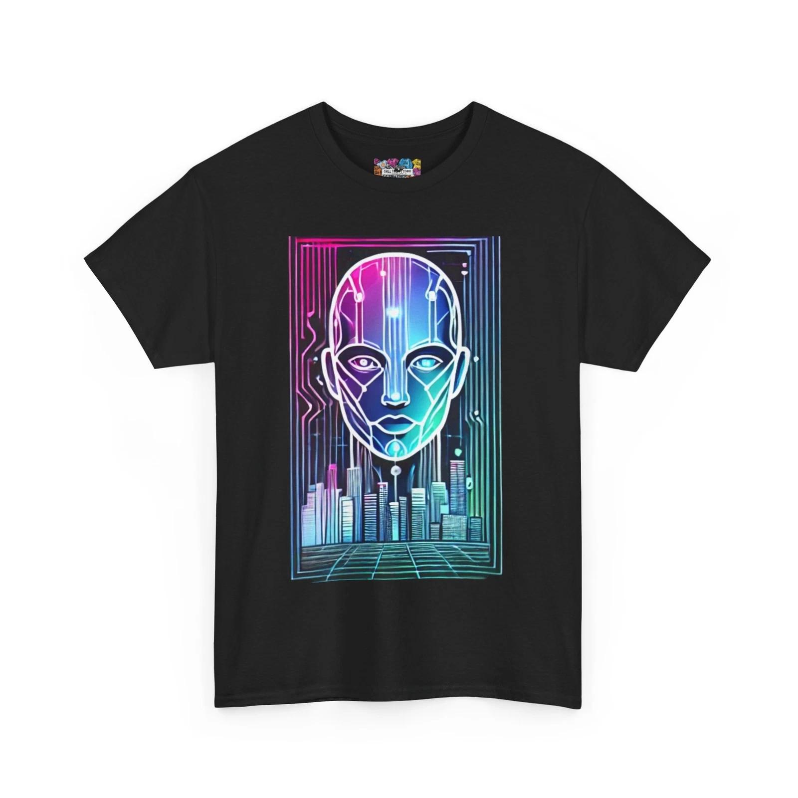 Neon AI Face T-Shirt – Cyberpunk Streetwear Tee for Gamers, Coders & Creatives S
Neon AI Face T-Shirt – Cyberpunk Streetwear Tee for Gamers, Coders & Creatives S