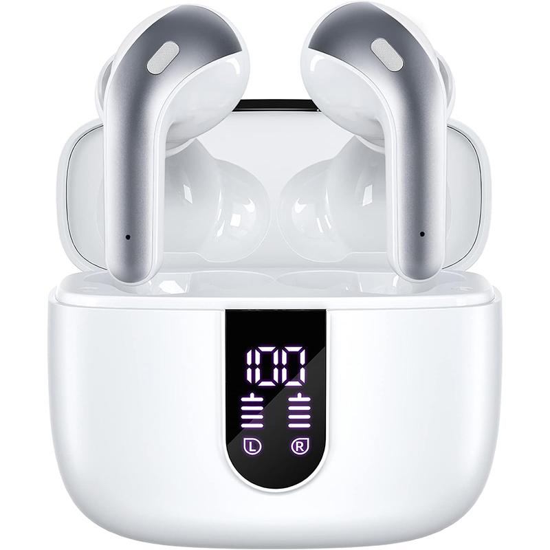 Bluetooth-наушники True Wireless Earbuds LED Power Display Earbuds with Wireless Charger Case Waterproof In-Ear Earbuds with Mic чёрный
Bluetooth-наушники True Wireless Earbuds LED Power Display Earbuds with Wireless Charger Case Waterproof In-Ear Earbuds with Mic чёрный
