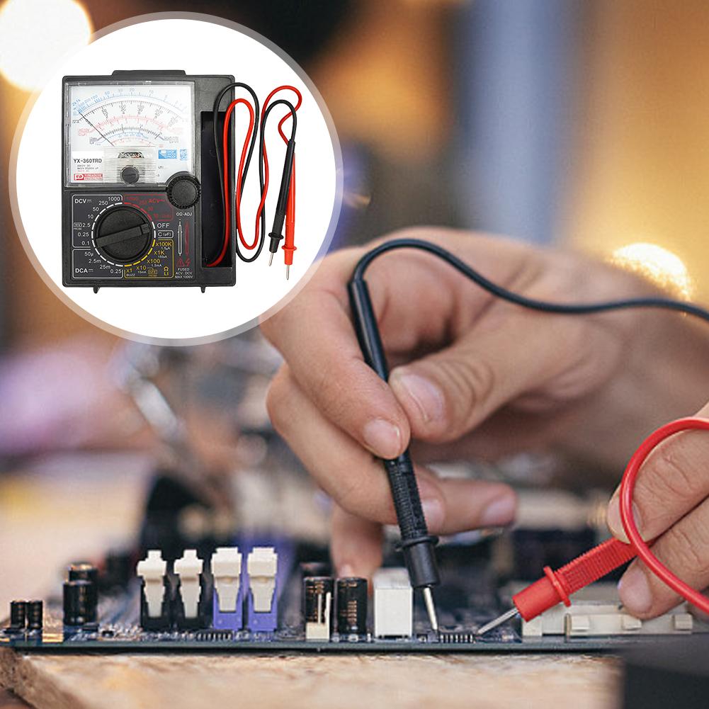Analog Multimeter Tester DC 1000V Portable Voltmeter Ammeter Handheld Pointer Analog Meter Pointer Mechanical Analog Multimeter
Analog Multimeter Tester DC 1000V Portable Voltmeter Ammeter Handheld Pointer Analog Meter Pointer Mechanical Analog Multimeter