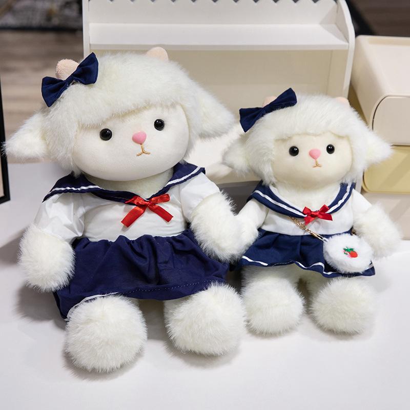Cute Floral Skirt Lamb Plush Toy Child Soothing Sleeping Lamb Baby Doll Children Gift 40cm
Cute Floral Skirt Lamb Plush Toy Child Soothing Sleeping Lamb Baby Doll Children Gift 40cm