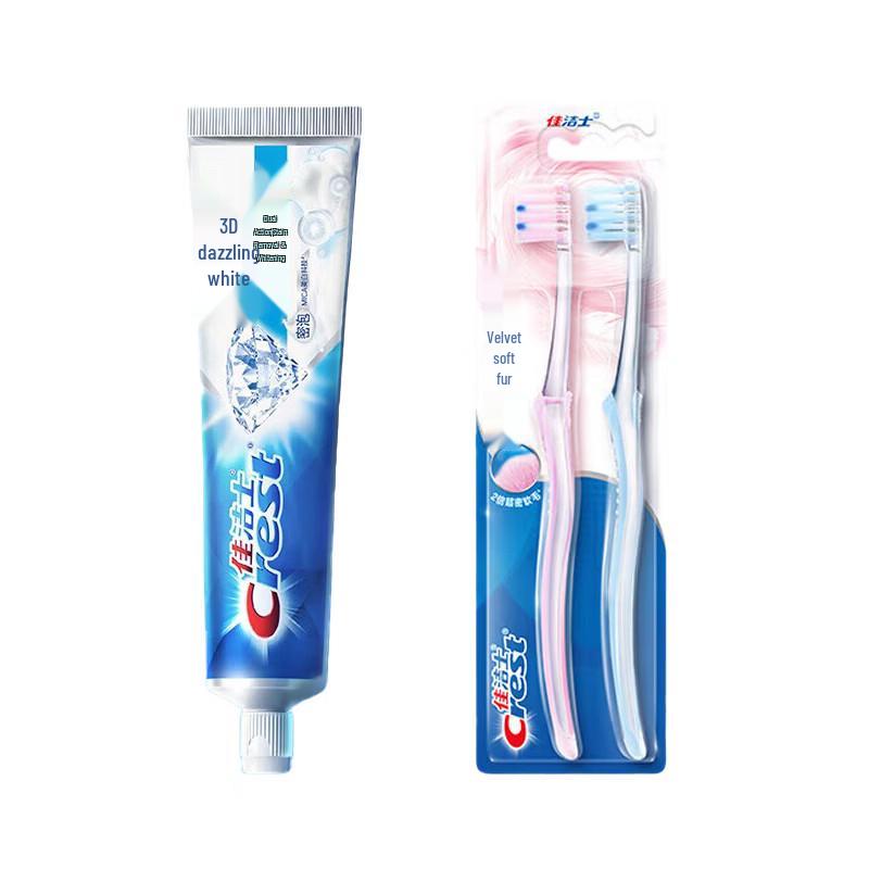 Crest 3D White Dual Action Whitening Toothpaste
Crest 3D White Dual Action Whitening Toothpaste